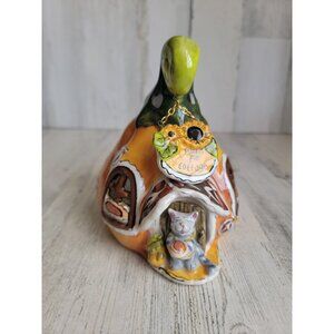 Blue Sky pumpkin pie Cottage tea like candle cover